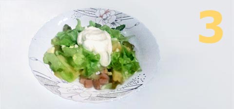 Мясной салат