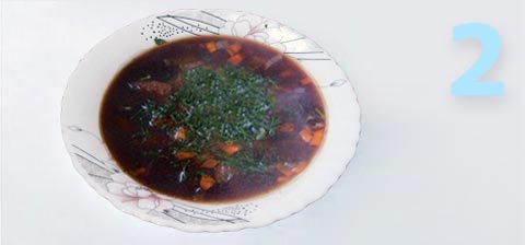 суп из сушеных грибов