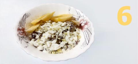 Салат из говядины с черносливом (татарское национальное блюдо)