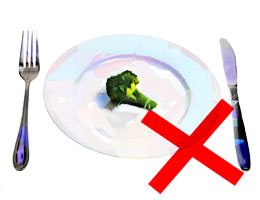 Нельзя использовать жесткие несбалансированные диеты и голодать